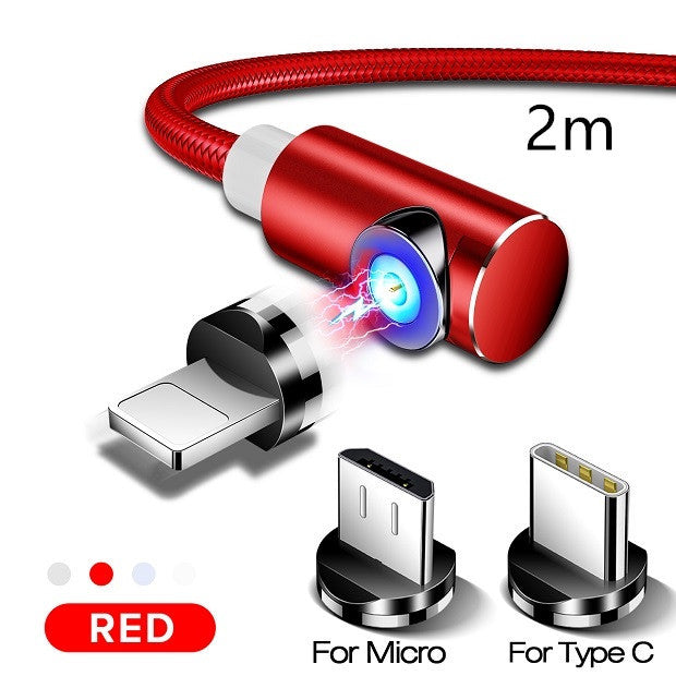 Magnetic Cable Micro USB Type C Charger