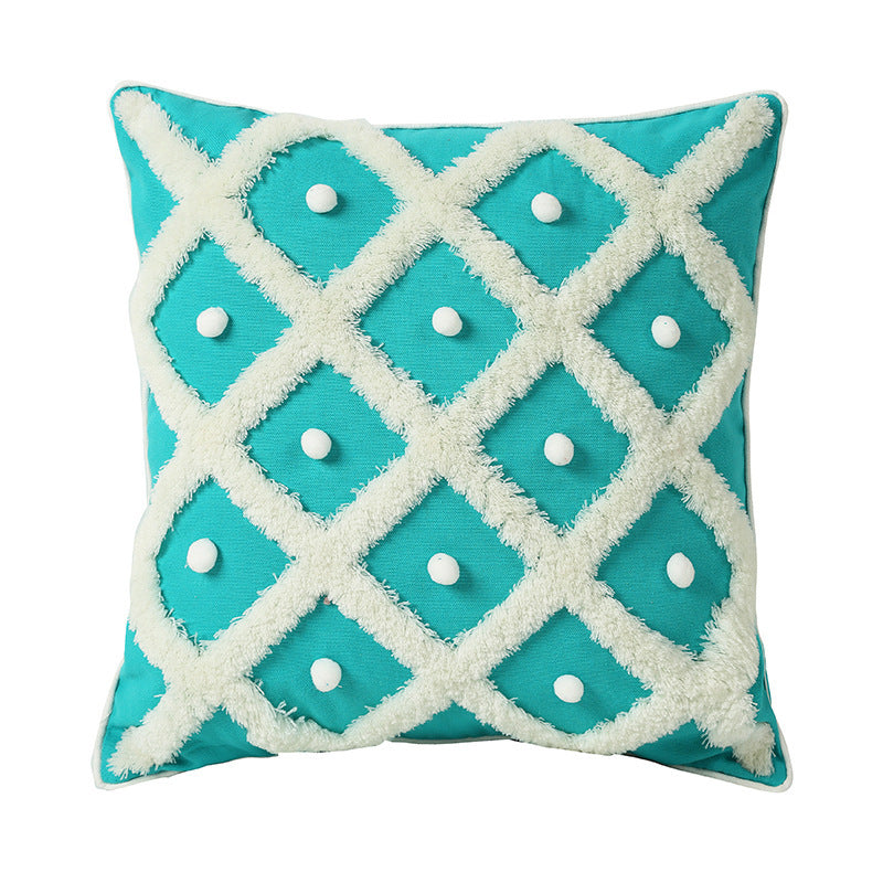 Creative Home Ball Pillow Tufted Moroccan Pillow Elegant Cushion Pillow Case