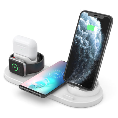 Multifunctional 6-in-1 Wireless Charging Mobile Phone Holder